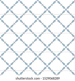 Seamless geometric ornamental vector pattern. Abstract background