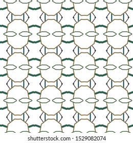 Seamless geometric ornamental vector pattern. Abstract background