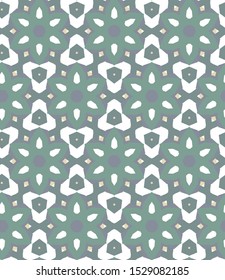 Seamless geometric ornamental vector pattern. Abstract background