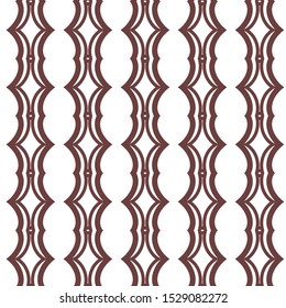 Seamless geometric ornamental vector pattern. Abstract background