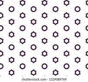 Seamless geometric ornamental vector pattern. Abstract background