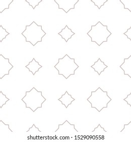 Seamless geometric ornamental vector pattern. Abstract background
