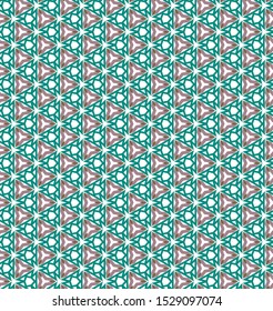 Seamless geometric ornamental vector pattern. Abstract background