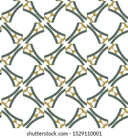 Seamless geometric ornamental vector pattern. Abstract background