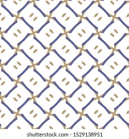 Seamless geometric ornamental vector pattern. Abstract background