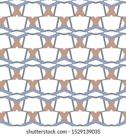Seamless geometric ornamental vector pattern. Abstract background
