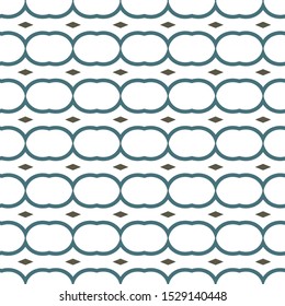 Seamless geometric ornamental vector pattern. Abstract background