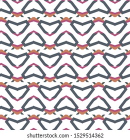 Seamless geometric ornamental vector pattern. Abstract background