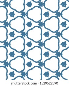 Seamless geometric ornamental vector pattern. Abstract background