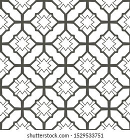Seamless geometric ornamental vector pattern. Abstract background