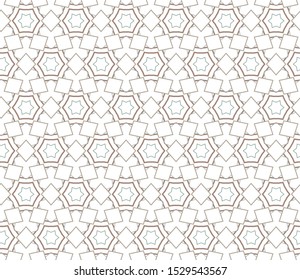 Seamless geometric ornamental vector pattern. Abstract background