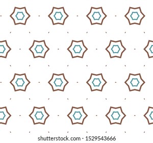 Seamless geometric ornamental vector pattern. Abstract background