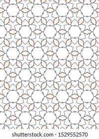 Seamless geometric ornamental vector pattern. Abstract background