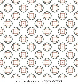 Seamless geometric ornamental vector pattern. Abstract background