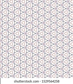 Seamless geometric ornamental vector pattern. Abstract background