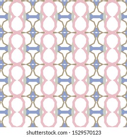 Seamless geometric ornamental vector pattern. Abstract background