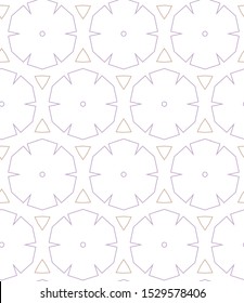 Seamless geometric ornamental vector pattern. Abstract background