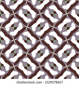 Seamless geometric ornamental vector pattern. Abstract background