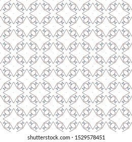 Seamless geometric ornamental vector pattern. Abstract background