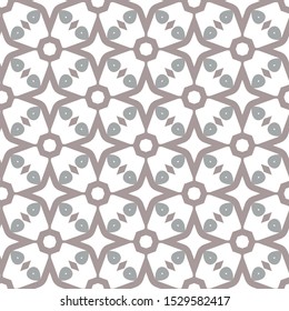 Seamless geometric ornamental vector pattern. Abstract background