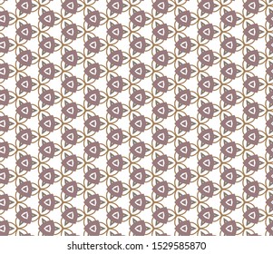Seamless geometric ornamental vector pattern. Abstract background