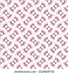 Seamless geometric ornamental vector pattern. Abstract background