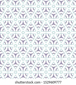 Seamless geometric ornamental vector pattern. Abstract background