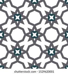 Seamless geometric ornamental vector pattern. Abstract background