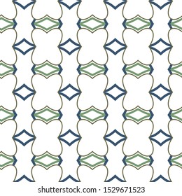 Seamless geometric ornamental vector pattern. Abstract background