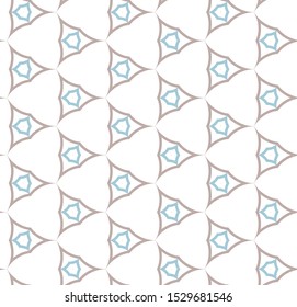 Seamless geometric ornamental vector pattern. Abstract background