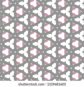 Seamless geometric ornamental vector pattern. Abstract background