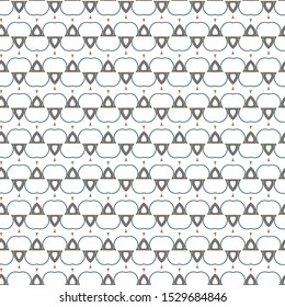 Seamless geometric ornamental vector pattern. Abstract background