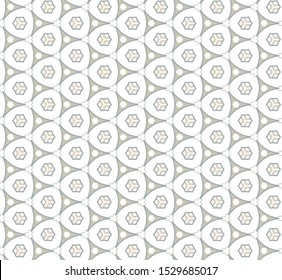 Seamless geometric ornamental vector pattern. Abstract background