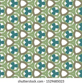 Seamless geometric ornamental vector pattern. Abstract background