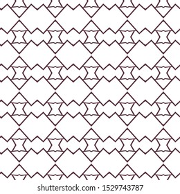 Seamless geometric ornamental vector pattern. Abstract background