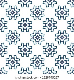 Seamless geometric ornamental vector pattern. Abstract background