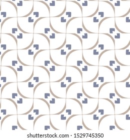 Seamless geometric ornamental vector pattern. Abstract background
