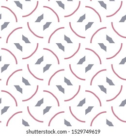 Seamless geometric ornamental vector pattern. Abstract background
