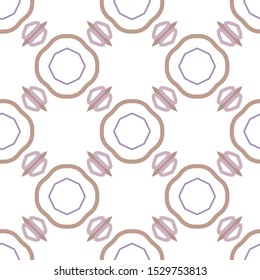 Seamless geometric ornamental vector pattern. Abstract background