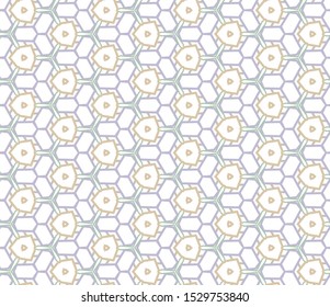 Seamless geometric ornamental vector pattern. Abstract background