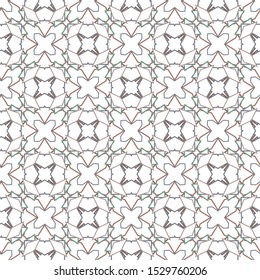 Seamless geometric ornamental vector pattern. Abstract background