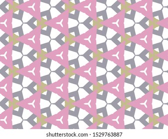 Seamless geometric ornamental vector pattern. Abstract background