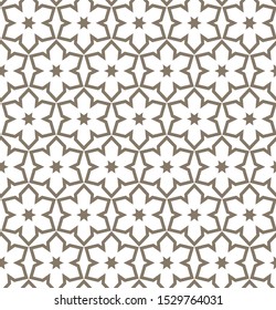 Seamless geometric ornamental vector pattern. Abstract background