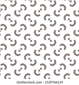 Seamless geometric ornamental vector pattern. Abstract background
