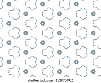 Seamless geometric ornamental vector pattern. Abstract background