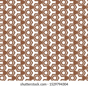 Seamless geometric ornamental vector pattern. Abstract background