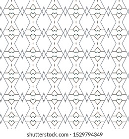 Seamless geometric ornamental vector pattern. Abstract background