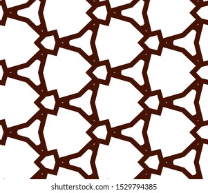 Seamless geometric ornamental vector pattern. Abstract background