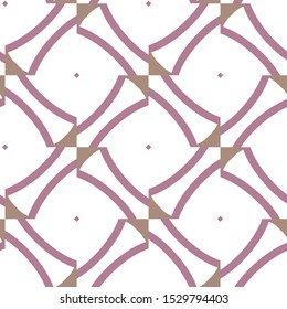 Seamless geometric ornamental vector pattern. Abstract background