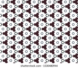 Seamless geometric ornamental vector pattern. Abstract background